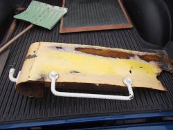 Another view of the rusty frame