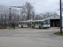 After inspection, project leader Richard Schauer takes it for it's initial trip around the loop! (04/12/208)