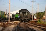 the scene looking east in Yard 3 - diesel inspections are happening on 'the pit'