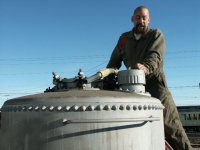 Cleaning the dome