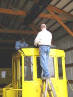 lining up trolley boards