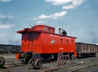 CNW caboose 12432 by Jack Delano