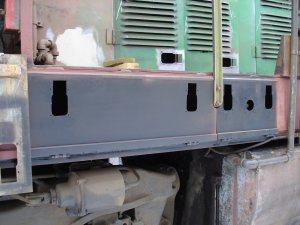 Look at two of the sill doors that had to be replaced, and now are primed