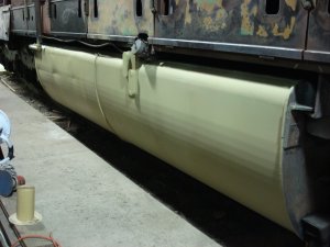 Fireman's side fuel tank primed