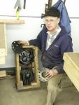 02.13.05 -  VICTOR HUMPHREYS SHOWS THE AB PORTIONS WHICH HAVE BEEN RETURNED FROM BEING CLEANED AND TESTED PRIOR TO REAPPLICATION TO THE CAR.