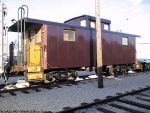 09.19.04 - IN THIS PHOTO, BY JAMIE KOLANOWSKI, THE ROOF, CUPOLA, TRUCKS AND MOST OF THE LEFT SIDE HAVE RECEIVED THEIR FIRST COAT OF FINISH PAINT.