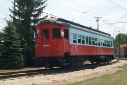 CA&E 431, still in the middle of the restoration process, never-the-less takes a spin in the July 4th parade (2002).