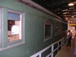 09/22/07 Baltimore & Maine 1094 Cafe Car inside Barn 3