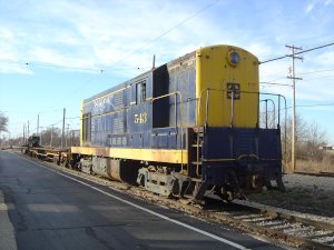 The ATSF 543 at her new home sitting in Station Track 2.
