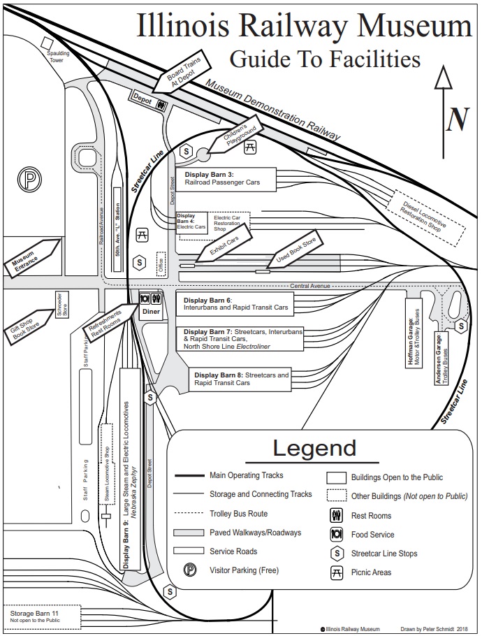 Illinois Railway Museum Map