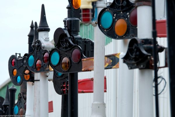 Signal Display at IRM - railroad signals